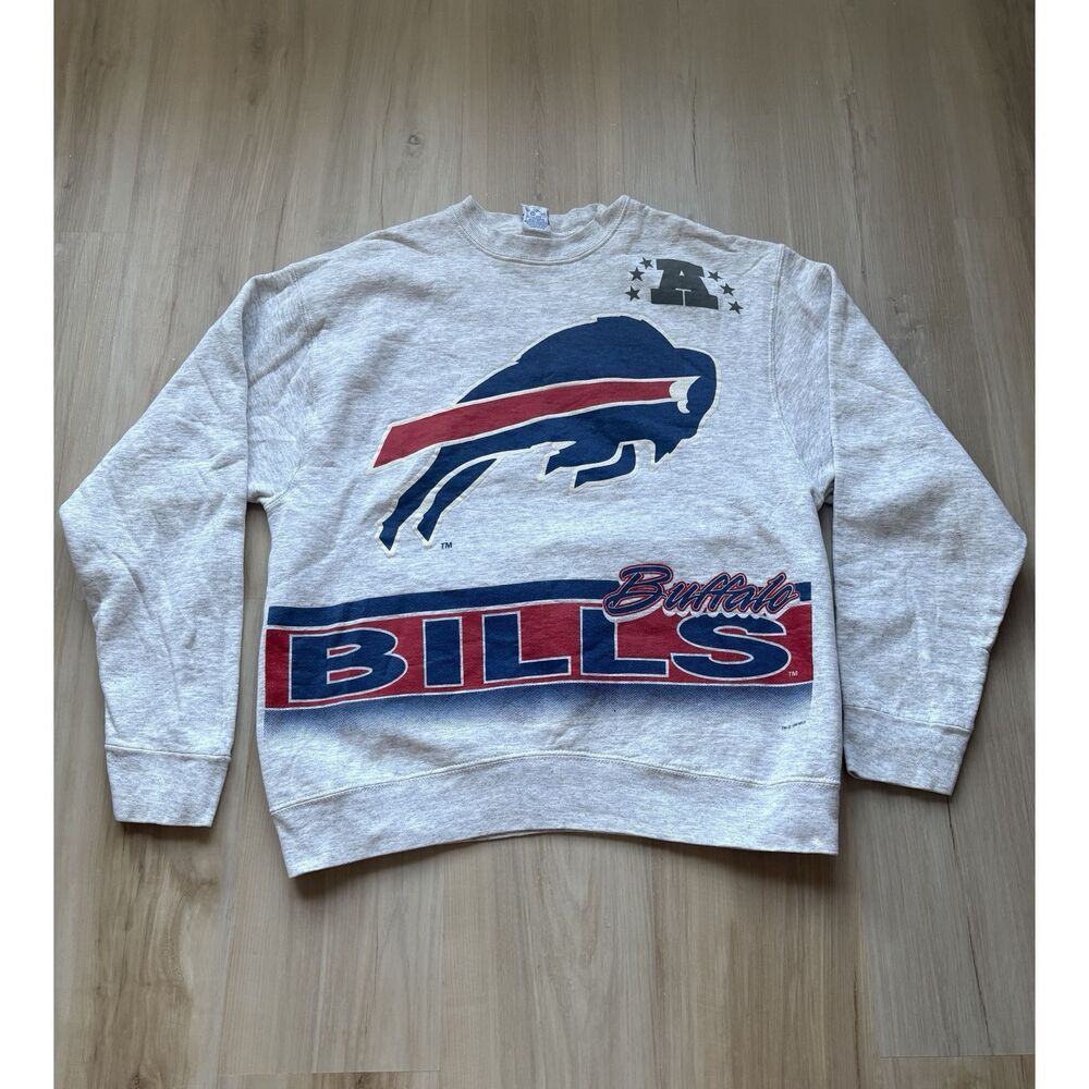 Vintage 1994 Buffalo Bills Crewneck Salems Tag Made In The Usa L
